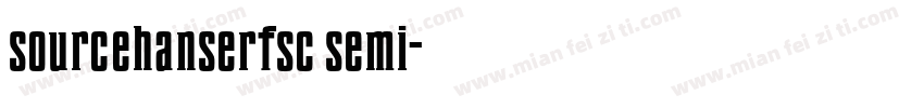 sourcehanserfsc semi字体转换